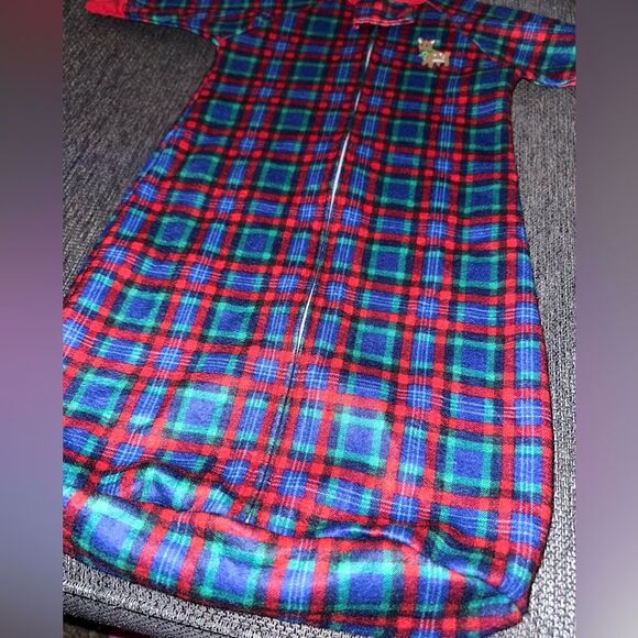 Carter's Baby Vintage Holiday Christmas Plaid Reindeer Sleep Sack‎ Up To 21lbs - Picture 4 of 9